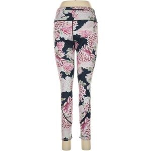 Athleta Floral High-Waist Leggings in Navy and Pink